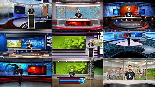 画面拼叠、虚拟场景嵌入